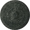 Ekena Millwork Naple Ceiling Medallion (Fits Canopies up to 3 3/8"), 37 1/2"OD x 3 3/8"P, Painted Turtle Crackle CM37NAPTC - alternate 1